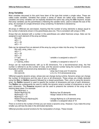 Vb script reference | PDF