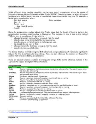 Vb script reference | PDF