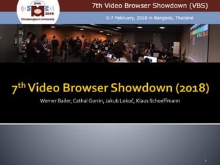 Video Browser Showdown 2018