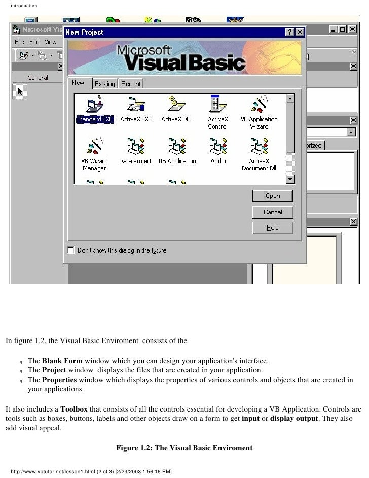 Visual basic tutorial - downtownxaser
