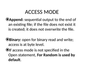 Visual basic : Coding fundamentals and tips | PPTX