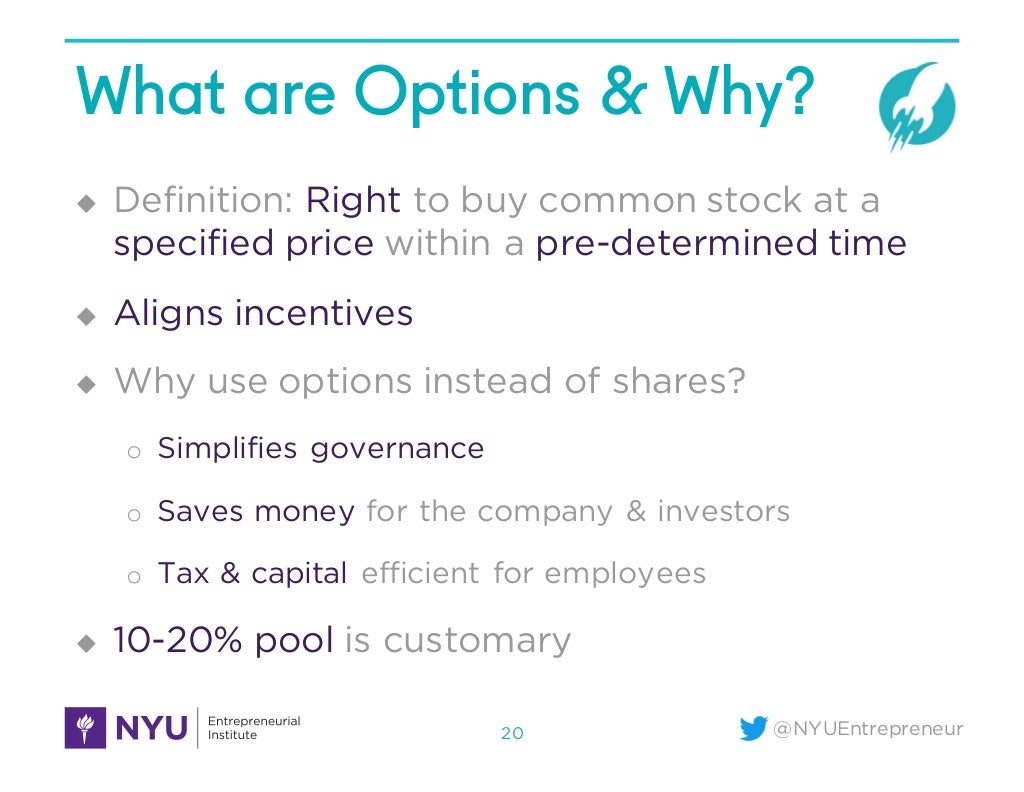 What are options? 95 What are options? 82