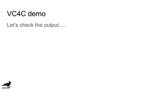 VC4C demo
Let’s check the output….
 