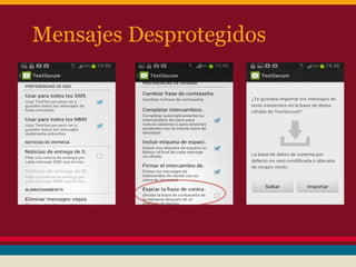 Mensajes Desprotegidos

 