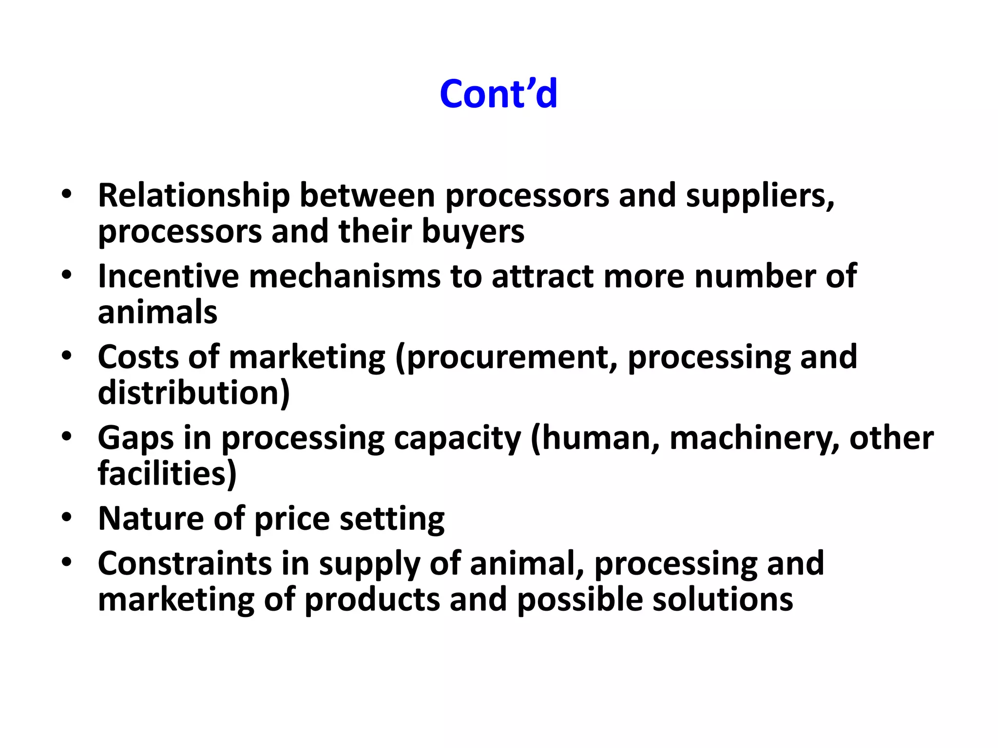 Approaches to value chain analysis for sheep and goat value chains ...