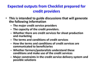 Approaches to value chain analysis for sheep and goat value chains development in Ethiopia 
