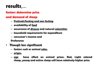 Value chain analysis of sheep in Atsbi district of Tigray Region, Ethiopia