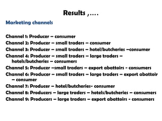 Value chain analysis of sheep in Atsbi district of Tigray Region, Ethiopia