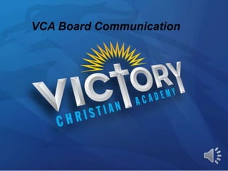 VCA Board Communication

Double-click to enter title
Double-click to enter subtitle

 