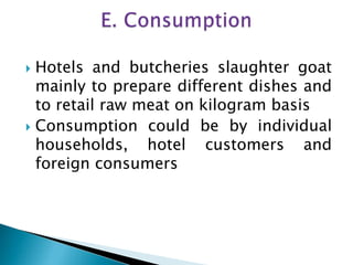 Goat value chains in Yabelo district of Borana zone, Ethiopia: Results of a rapid value chain assessment 