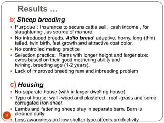 Sheep value chain development in Doyogena District of SNNPR, Ethiopia: Results of a rapid value chain assessment