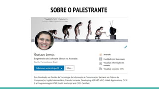 SOBRE O PALESTRANTE
 