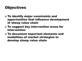 Value chain analysis of sheep in Horro district of Oromia Region, Ethiopia