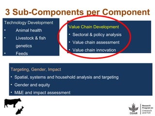 Value chain development in the Livestock and Fish Research Program
