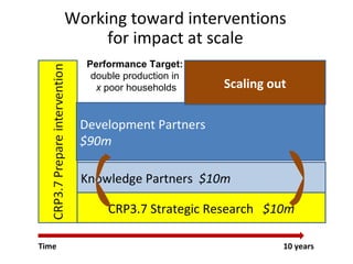 Value chain development in the Livestock and Fish Research Program