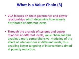 Basic concepts of value chain analysis for sheep and goat value chains development in Ethiopia 
