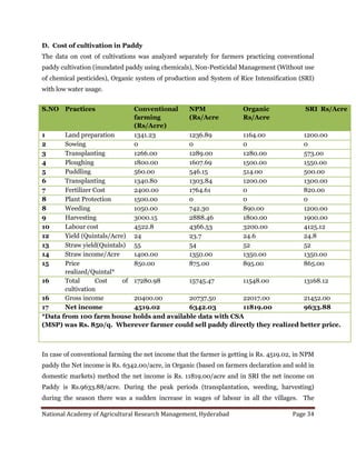 Value Chain Analysis of Paddy in Andhra Pradesh | PDF