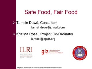 Safe Food, Fair Food: Summary of findings within sheep value chains in the Ethiopian Highlands