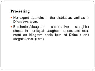 Goat value chains in Shinelle district, Somali zone, Ethiopia: Results of a rapid value chain assessment 