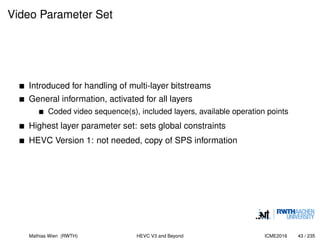 ICME 2016 - High Efficiency Video Coding - Coding Tools and ...