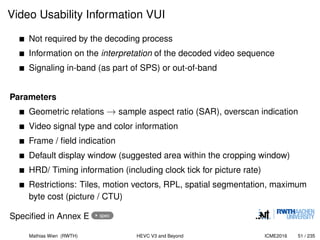 ICME 2016 - High Efficiency Video Coding - Coding Tools and ...
