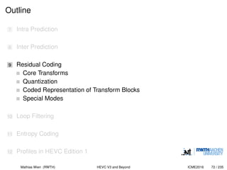 ICME 2016 - High Efficiency Video Coding - Coding Tools and ...