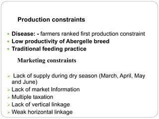 Waq-Abergelle Goat Value Chain Analysis: The case of Abergelle Woreda, Amhara Region, Ethiopia