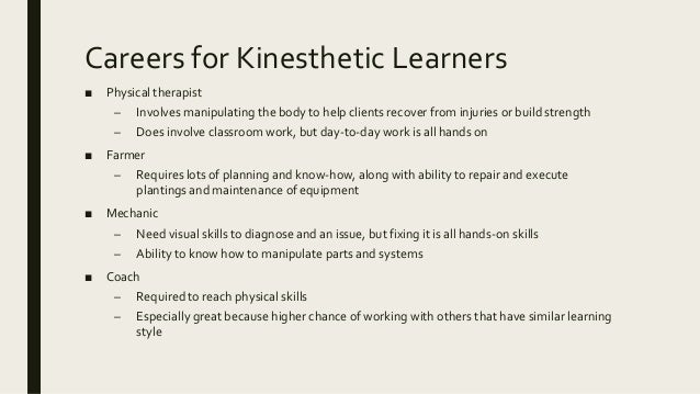 Careers To Match Your Learning Style