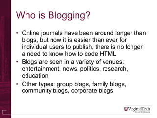 Practical Blogger Blogs, Wikis, and ePortfolios: Benefits, Challenges, and Practical ...