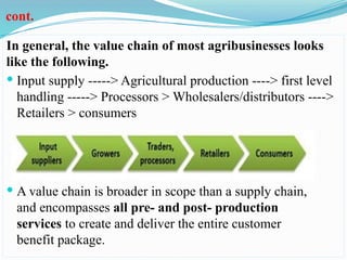 Value chain analysis and development and upgrading | PPTX