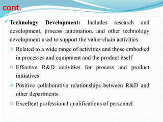 Value chain analysis and development and upgrading | PPTX