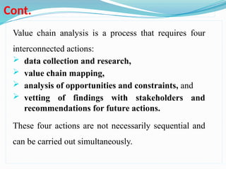 Value chain analysis and development and upgrading | PPTX