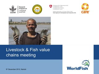 Egypt Aquaculture Value Chain Component Situation Report 2012