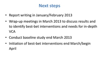 Ethiopia Small Ruminants Value Chain Component Situation Report 2012