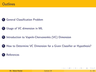 Vc dimension in Machine Learning | PDF | Computing | Technology & Computing