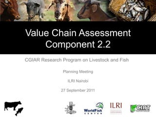 Update on value chain development theme