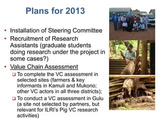 Uganda Smallholder Pigs Value Chain Component Situation Report 2012