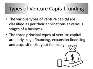 Venture capital finance | PPTX