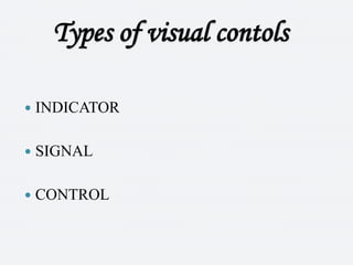 Visual control final presentation | PPTX | Business and Finance