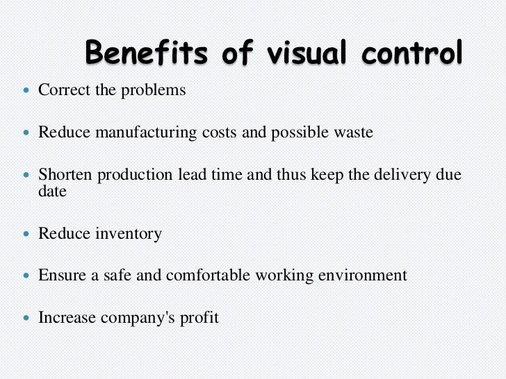 Visual control final presentation
