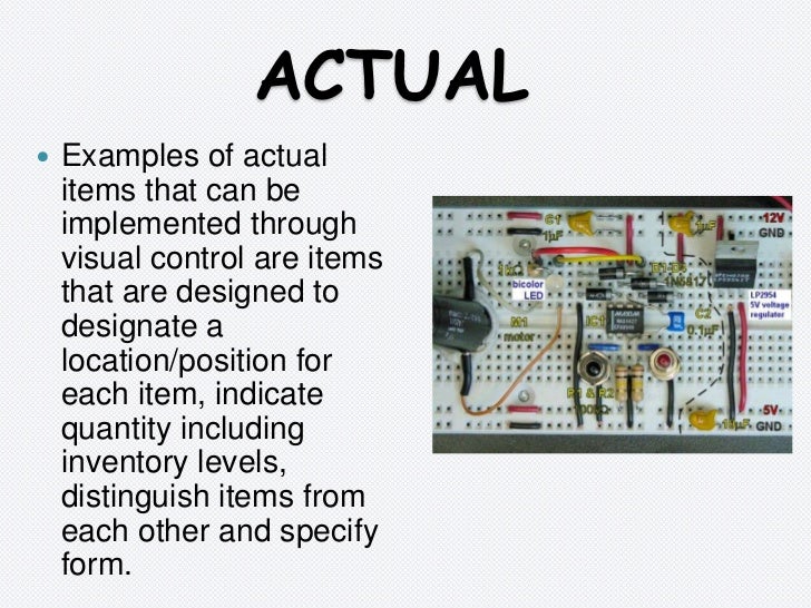 Visual control final presentation
