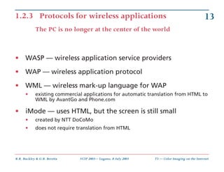 1.2.3 Protocols for wireless applications                                                     13
            The PC is no ...