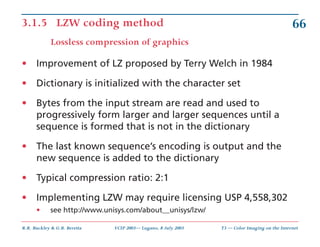 3.1.5 LZW coding method                                                                       66
            Lossless comp...