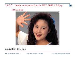 3.6.5.7 Image compressed with JPEG 2000 @ 2 bpp                                               96
            ROI coding


...