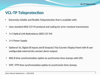 Teleprotect VCL-TP-Teleprotection product description | PPT