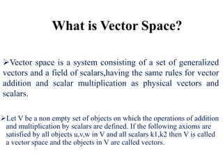 Vector Spaces,subspaces,Span,Basis | PPTX | Programming Languages ...