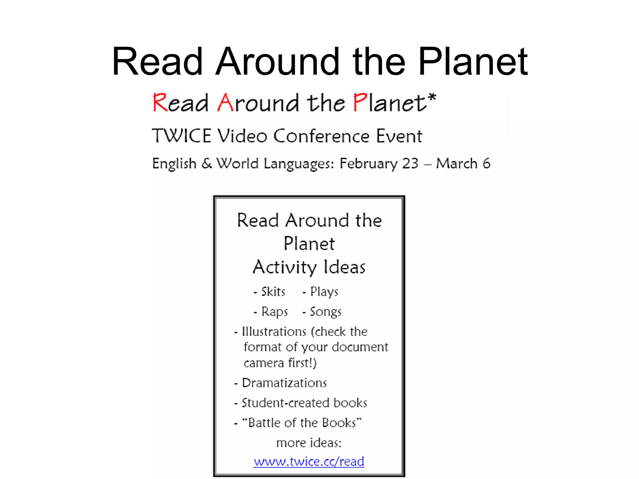 Read Around the Planet 