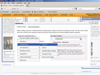 Libguide extras