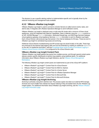 VMware vCloud NFV Reference Architecture | PDF