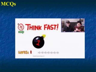 MCQs
 